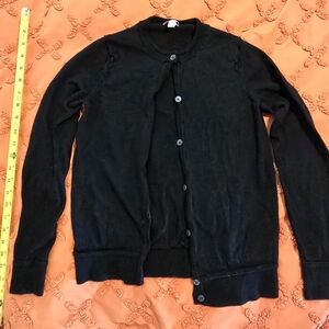 GAP Women's Black Button-Up Cardigan
